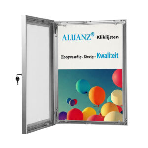 Premium Aluanz postervitrine 48mm- outdoor & indoor
