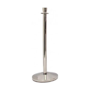 Luxe afzetpaal “classic” - verchroomd RVS