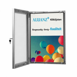Premium Aluanz postervitrine 48mm- outdoor & indoor